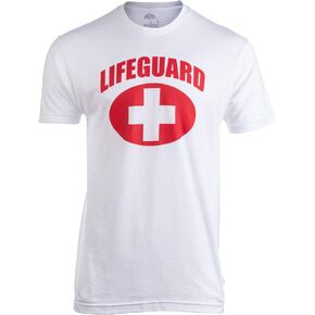 Lifeguard | Red or White Customizable Lifeguarding Unisex Uniform Costume T-Shirt for Men Women