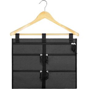 Hanger Diversion Safe for Money Cash, Bukere Secret Safe Pocket for Home, Travel, College Dorm, Large Zipper Pouch, Great for Storing Money, Jewelry, Passport, Document
