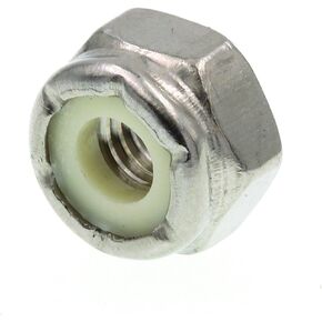 Prime-Line 9075009 Nylon Insert Lock Nuts, #10-32, Grade 18-8 Stainless Steel (25 Pack)