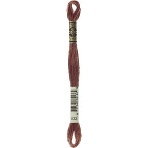 DMC 117-632 Six Stranded Cotton Embroidery Floss, Ultra Very Dark Desert Sand, 8.7-Yard