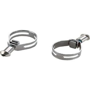 Campagnolo EC-SR103 - Ergo-Power Handlebar Fixing Clamps, Silver, Pair