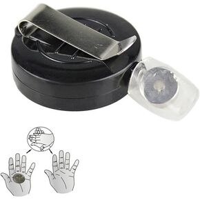 MilesMagic Magician's Coin Vanishing Magnetic Device Gimmick Ferrous Dollar, Pound, Money or Any Similar Iron Prop Disappear from Bare Hands Real Magic Trick