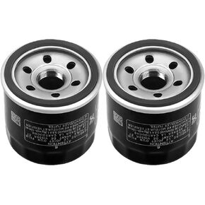 2 Pack Yerbay Compatible Motorcycle Oil Filter for Suzuki LTF500 F Quadrunner 1998-2002 / LTF500F Vinson 4X4 500 2002-2007