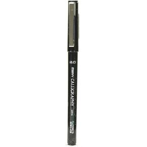 Marvy Uchida 6000 Calligraphy Pens, Broad Nib, Black Ink, 12/Pack (33079-PK12)