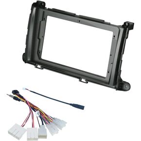 Fits for Toyota Sienna XL30 2010-2014 Car Radio Stereo Fascia Frame Double DIN 9 inch Dash Installation Mounting Kit
