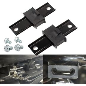 Black Muffler Hanger Bracket Exhaust System Muffler Saddlebag Support Brackets For Harley Tour Glide FLT/Electra FLHT Road King FLHR Street FLHX FLTR 1985-2021, Black