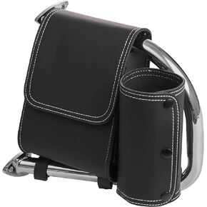 Fit 2021 Indian Challenger Rear Highway Bars Bag Indian Chieftain Crash Bars Motorcycle Saddlebags (Black Bar Bag)