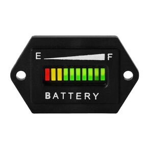 Yooreal LED 36V Battery Indicator Battery Monitor for Trojan Lead Acid Battery Powered Club Car Travel Trailer Forklift Scrubber Machine Ebike RV Electric Car