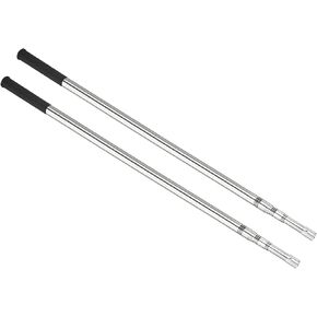 PATIKIL Telescopic Fishing Net Handle Stainless Steel 3 Section Portable Handle Fishing Pole Tackle Tool for Landing Net