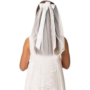 Giftware by Roman Inc, Sacraments, First Communion Veil, 25"L CHARLOTTE COMMUNION VEIL,Religious, Inspirational, Durable (25x5x1)