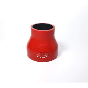 LTI Universal 51mm to 76mm 4-Ply Reinforced High Performance 2" to 3" ID Straight Reducer Silicone Hose Coupler (2"-3" Red)