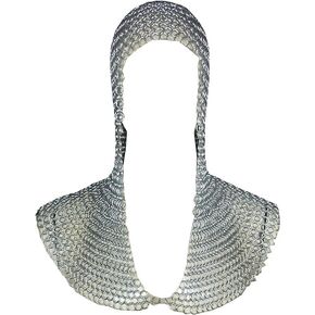 Chainmail Coif, 10 mm Aluminium Hood Chain Mail Medieval Reenacment Armor SCA LARP Hood Coif Chainmail Coif by Dream Land & Greenfild in Saudi Arabia