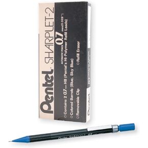 Pentel Sharplet-2, Automatic Pencil, 0.7mm Lead Size, Blue Barrel, Box of 12 (A127C)
