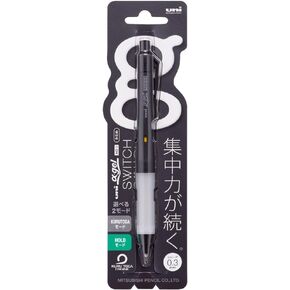 Mitsubishi Pencil Mechanical Pencil Alpha Gel Switch 0.3 Black M31009GG1P.24