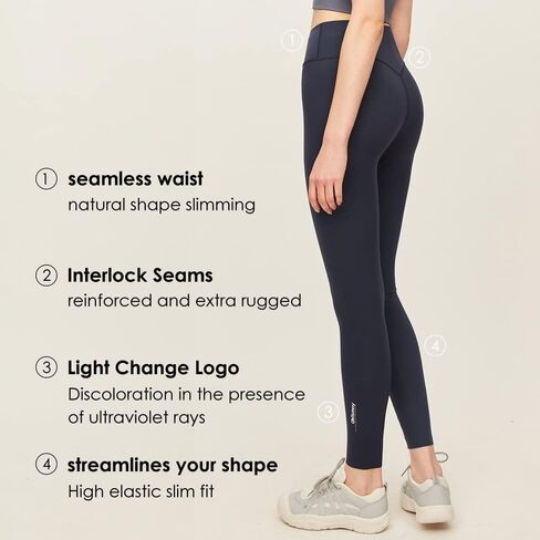 OHYOGA Women Leggings 4 Way Stretch Yoga Pants High Waisted Buttery Soft Butt Lifting YLP3M212 in Saudi Arabia