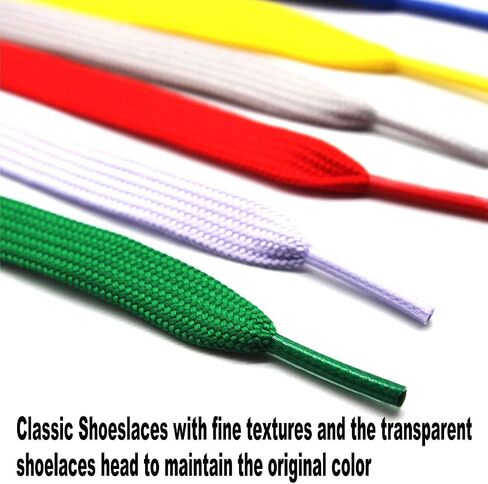 Flat Shoe laces 5/16" Wide 52 inch,Shoelaces replacement,Roller Athletic Running Sneakers Strings in Saudi Arabia