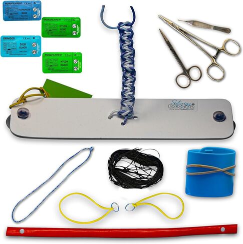 Knot Tying Simulator Hand & Instrument Ties Stitch Pack Pocket-Size Full KIT22 in Saudi Arabia