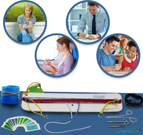 Knot Tying Simulator Hand & Instrument Ties Stitch Pack Pocket-Size Full KIT22 in Saudi Arabia