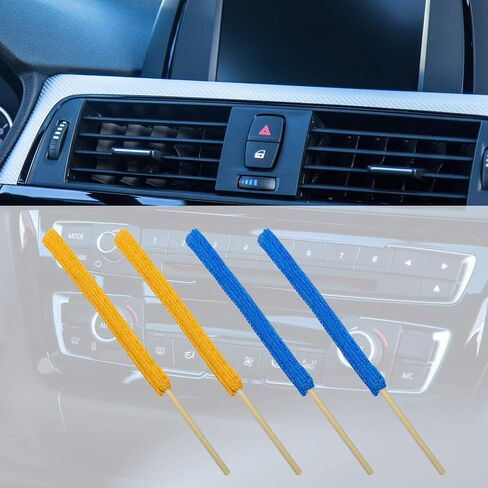 AUEAR, 6 Pack Mini Microfiber Stick Duster Dusting Brush Crevice Cleaning Tool for Window Blinds in Saudi Arabia