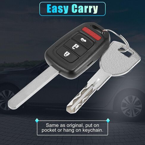 X AUTOHAUX 313.8MHz MLBHLIK6-1T Replacement Smart Proximity Keyless Entry Remote Key Fob for Honda Accord Sport LX Civic 2013-2015 4 Buttons 46 Chip in Saudi Arabia