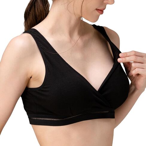 Women's V-Wrap Maternity Nursing Bra in Saudi Arabia
