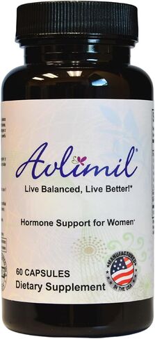 Hormone Balance & Menopause | Relief from Mood Swings, Hot Flashes, Night Sweats & Irritability - Isoflavones, Black Cohosh, Raspberry, Valerian, Sage, Red Clover, Lemon Balm - 60 Count (9) in Saudi Arabia