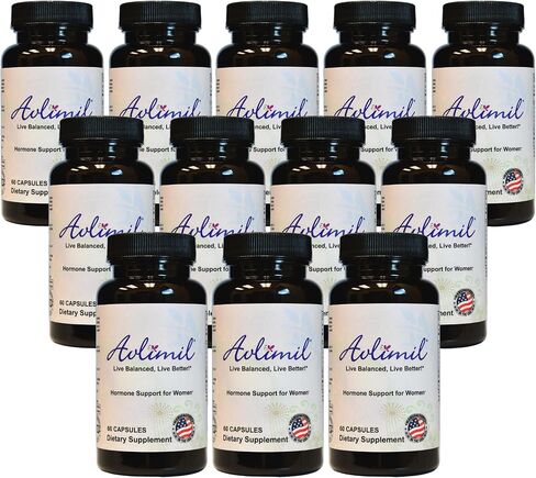 Hormone Balance & Menopause | Relief from Mood Swings, Hot Flashes, Night Sweats & Irritability - Isoflavones, Black Cohosh, Raspberry, Valerian, Sage, Red Clover, Lemon Balm - 60 Count (9) in Saudi Arabia