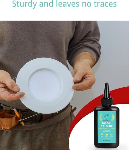 صمغ فائق، غراء سيانوأكريليت، 75 جم/2.6 أونصة غراء كا متعدد الاستخدامات، غراء فوري، إعداد سريع، غطاء مضاد للانسداد، تركيبة للتحكم في التدفق، شفاف in Kuwait