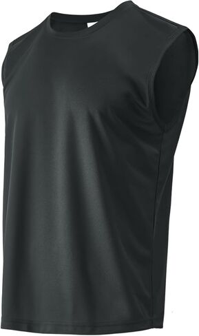 Men's Tank Top Quick Drying Gym Outdoor Running Basketball Swimming Beach Leisure Sleeveless Muscle Shirt in Saudi Arabia