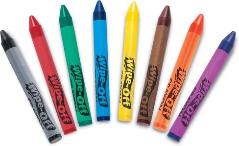 Trend Enterprises Jumbo Wipe-Off Crayons Novelty (Pack of 8) in Saudi Arabia