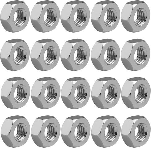 Hex Nut M2 M3 M4 M5 M6 Aluminum Alloy Lock Nut Full Screw Thread Bolt Cap for Drone, Toy, Model, DIY Part Pack of 20 (Red, M5) in Saudi Arabia