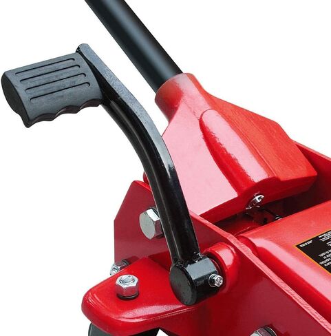 BIG RED T83012 Torin Pro Series Hydraulic Floor Jack with Single Quick Lift Piston Pump and Foot Pedal, 3.5 Ton (7,000 lb) Capacity, Red in Saudi Arabia