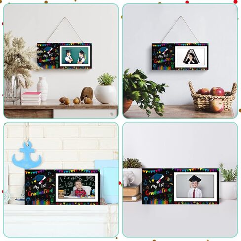 Jetec 2024 Pre K Graduation Kindergarten Preschool Graduation Picture Frame Holds 4 x 6 Inch Photo Preschool Graduation Gift for Kids Boy Girl First Preschool Graduation Party Decoration(1st Grad) in Saudi Arabia