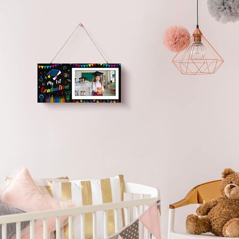 Jetec 2024 Pre K Graduation Kindergarten Preschool Graduation Picture Frame Holds 4 x 6 Inch Photo Preschool Graduation Gift for Kids Boy Girl First Preschool Graduation Party Decoration(1st Grad) in Saudi Arabia