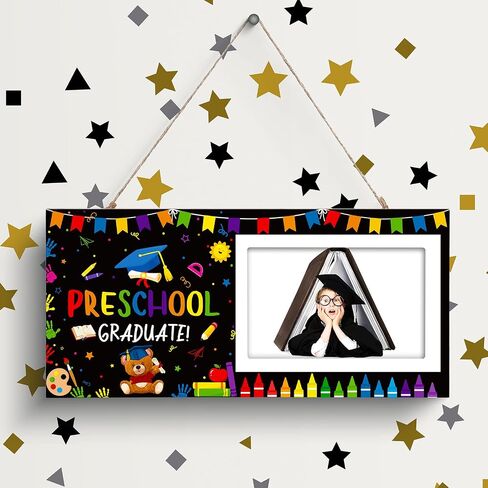 Jetec 2024 Pre K Graduation Kindergarten Preschool Graduation Picture Frame Holds 4 x 6 Inch Photo Preschool Graduation Gift for Kids Boy Girl First Preschool Graduation Party Decoration(1st Grad) in Saudi Arabia