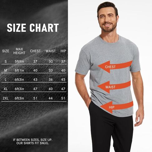 Iseasoo Men's Crew Neck T-Shirts,2/4 Pack Classic Tees,Cotton Short Sleeve Comfort Cotton Jersey for Men in Saudi Arabia