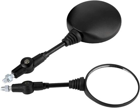 KIMISS 2Pcs Motorcycle Modified Folding Rearview Mirror Round Side Mirrors for Kawasaki KLX250 KL250 retrovisor moto plegable in Saudi Arabia