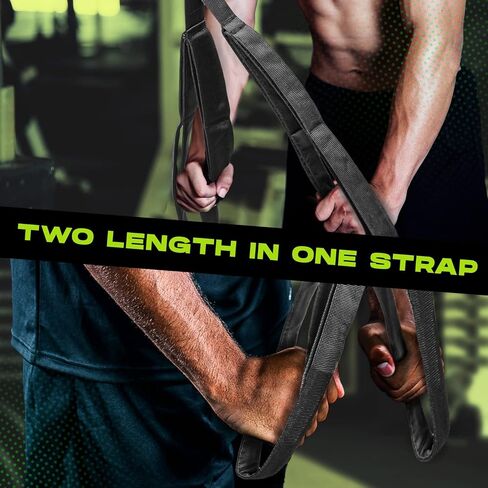 Yes4All Tricep Strap Cable Attachment 2-in-1 3D Mesh Neoprene Handles/ 2 Inches width for Different Exercises, Cable Crunch Attachment for Home Gym/Multi-Workout in Saudi Arabia
