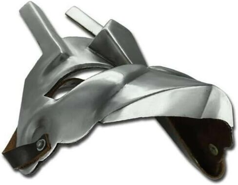 قناع وجه مصارع من القرون الوسطى MF Doom Mad-villain 18 جرام من الفولاذ الطري درع للوجه طبق الأصل مصنوع يدويًا للعب الأدوار والكوسبلاي in Saudi Arabia