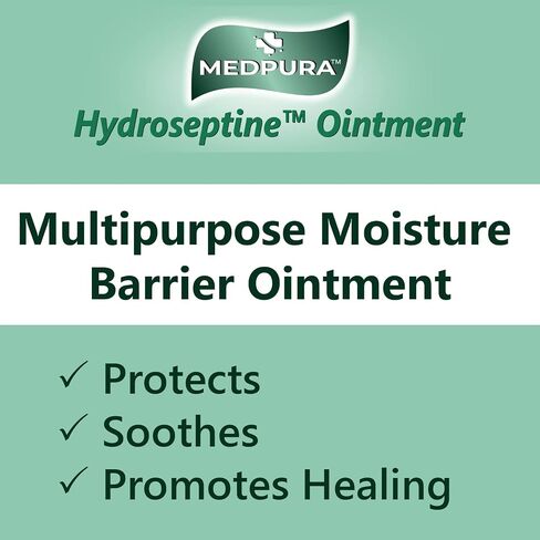 Hydroseptine Ointment 3.53 oz (100g) by MEDPURA Made in USA Compare to The Active Ingredients in Calmoseptine Ointment in Saudi Arabia