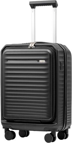 قطعة حقيبة أمتعة من Coolife يمكن حملها على الجانب الصلب ABS + PC عربة أمتعة بدوارة TSA قفل بمنفذ USB ومقصورة جيب in Kuwait