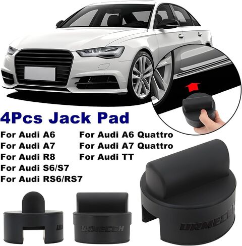 Car Jack Stand Pad for Audi R8 RS A6 A7 RS5 Rubber Jacking Pucks Adapter Slotted Frame Rail Protector for Lifting Car in Saudi Arabia