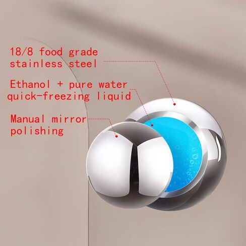 Whiskey Balls Set of 4 Reusable Stainless Steel Metal Ice Sphere Cubes Beverage Chilling Rocks Whiskey Stones Gifts for Men Him Husband from Wife in Saudi Arabia