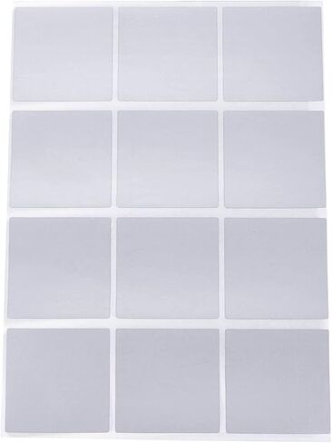 Juvale 2 x 2 in Scratch-Off Stickers - 516-Pack Square Sticker Labels, Self-Adhesive Peel and Stick DIY Labels for Wedding Games, Fundraisers, Promotions, Silver in Saudi Arabia