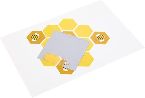 Juvale 2 x 2 in Scratch-Off Stickers - 516-Pack Square Sticker Labels, Self-Adhesive Peel and Stick DIY Labels for Wedding Games, Fundraisers, Promotions, Silver in Saudi Arabia