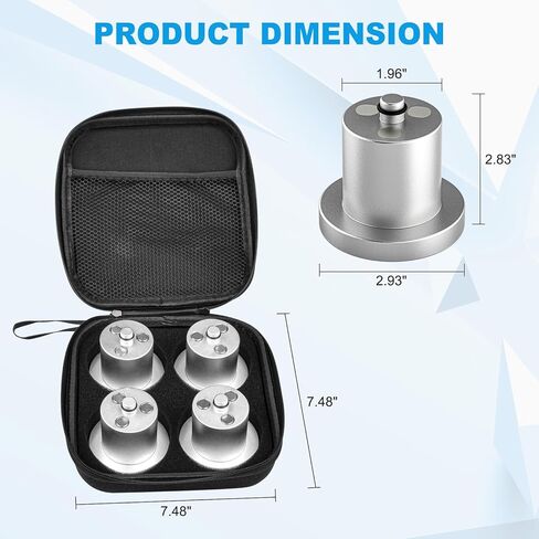 وسادات رفع جاك من الألومنيوم متوافقة مع Rivian R1T/R1S، وسادات رفع جاك الأرضية مع ملحق مغناطيسي، مع حقيبة تخزين، 4 عبوات in Kuwait