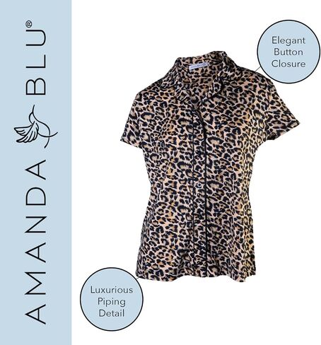 Women’s 2-Piece Classic Pajama Set | Super Soft Top & Pants Sleep & Loungewear Set | Gifts for Women in Saudi Arabia