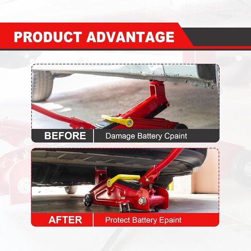 2pcs Rubber Floor Jack Pad Universal Car Lift Jack Stand Accessories Slotted Frame Rail Pinch Welds Protector Anti Slip Size Adapter in Saudi Arabia