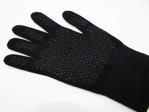 2P Pack Winter Knit Gloves, Touchscreen Warm Soft Elastic Thickened Cuff, Anti-Slip Silicone Gel Gloves for Women Men in Saudi Arabia