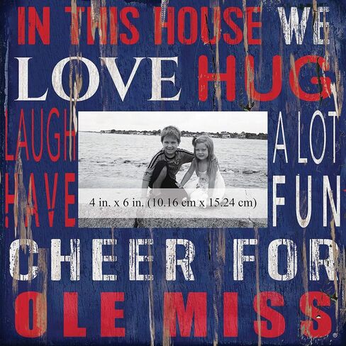 Fan Creations Ole Miss 10x10 في إطار المنزل هذا، متعدد الألوان in Saudi Arabia